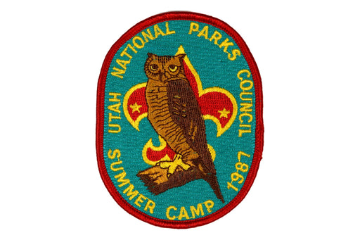 1987 Utah National Parks Camper Patch