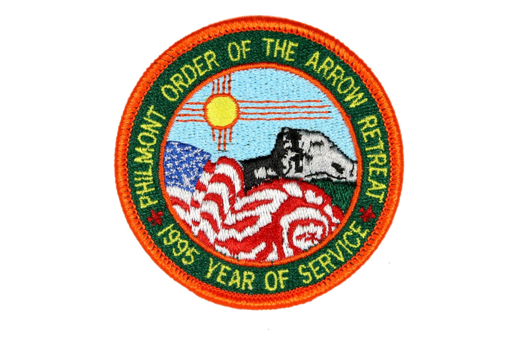 1995 Philmont OA Year of Service Patch