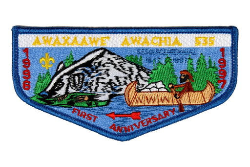 Lodge 535 Awaxaawe' Awachia Flap S-6