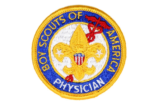 Physician Patch 1960s with Title Gauze Back