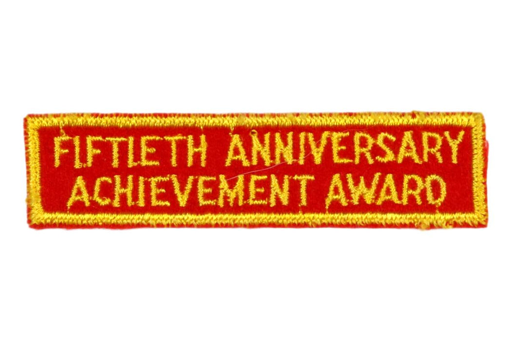 Fiftieth Anniversary Achievement Award Strip