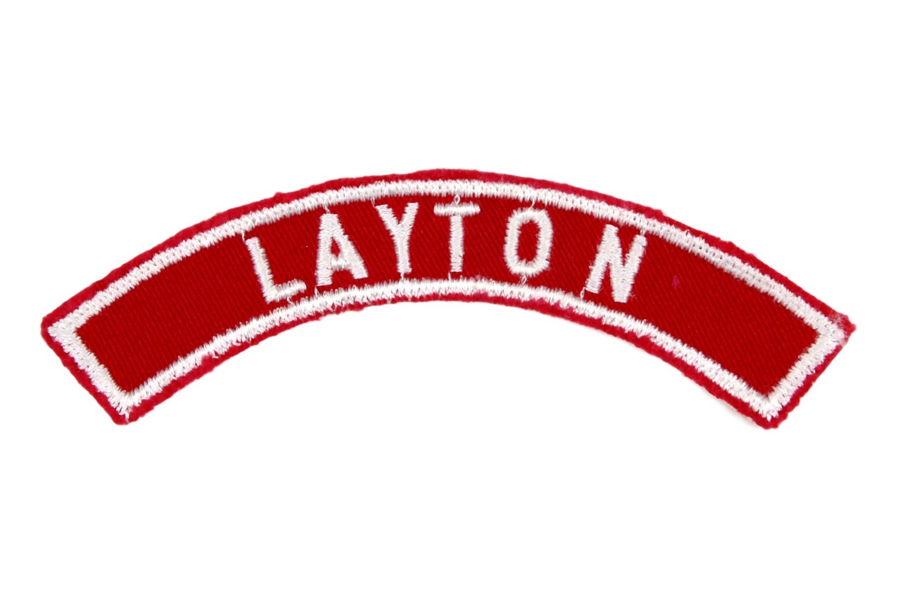Layton Red and White City Strip
