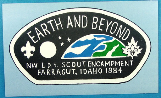1984 Northwest Area LDS Scout Encampment Decal