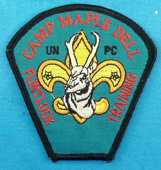Utah National Parks Camp Maple Dell Flintlock Patch
