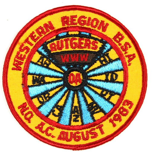 1983 NOAC Western Region Patch
