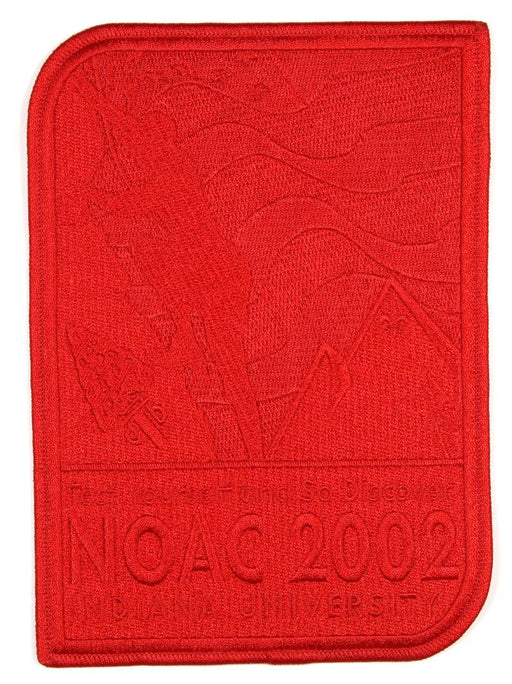 2002 NOAC Jacket Patch Ghost Red