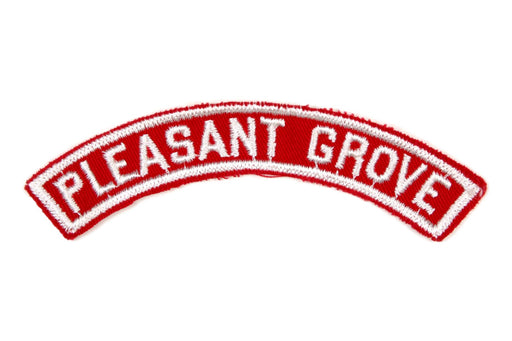 Pleasant Grove Red and White City Strip
