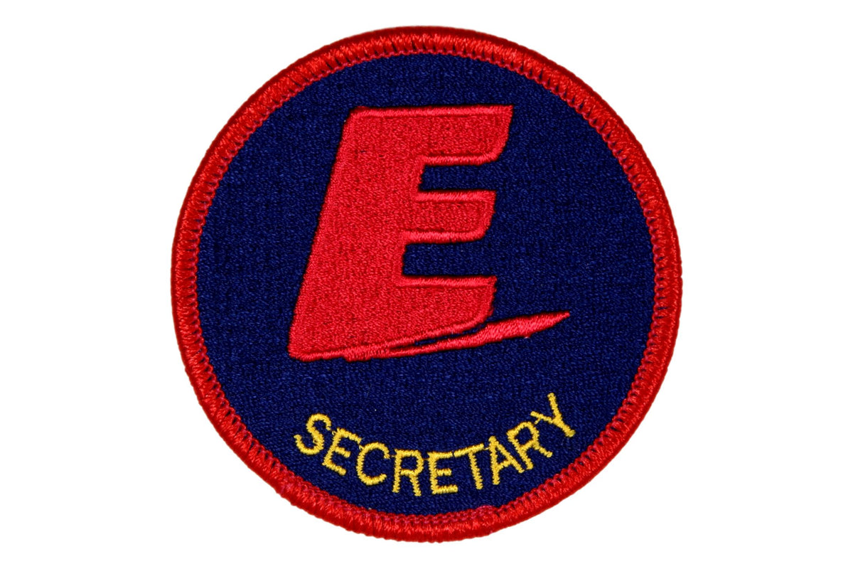 Secretary Patch Exploring Blue Background — Eagle Peak Store