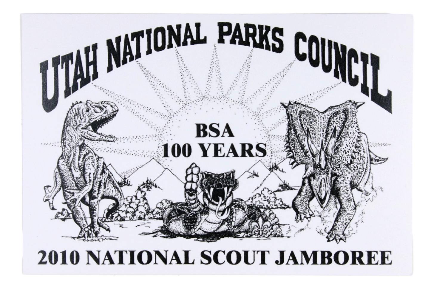 Utah National Parks Post Card 2010 NJ
