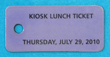 2010 NJ Kiosk Ticket Thursday July 29