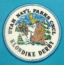 1987 Utah National Parks Klondike Derby Patch