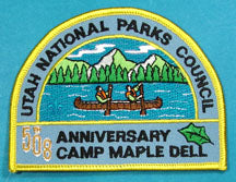 2004 Utah National Parks Council Camper Patch Lodge 508 Anniversary