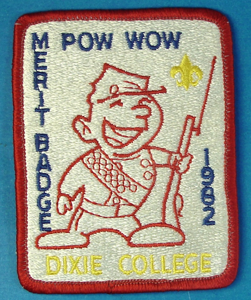 1982 Dixie College Merit Badge Pow Wow Patch