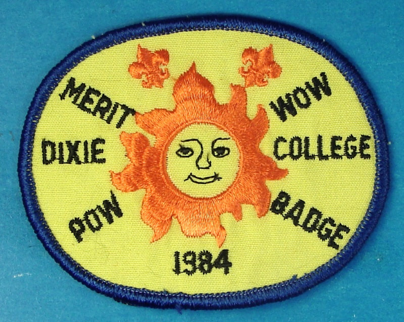 1984 Dixie College Merit Badge Pow Wow Patch