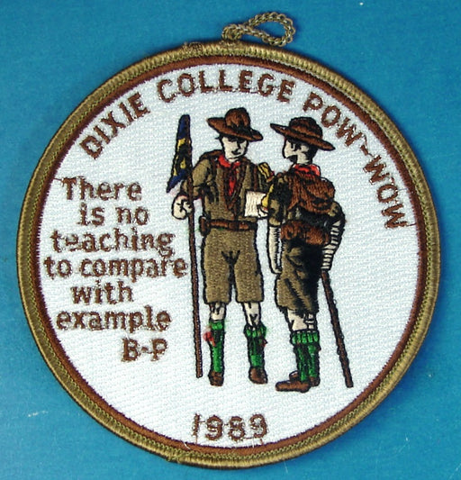1989 Dixie College Merit Badge Pow Wow Patch