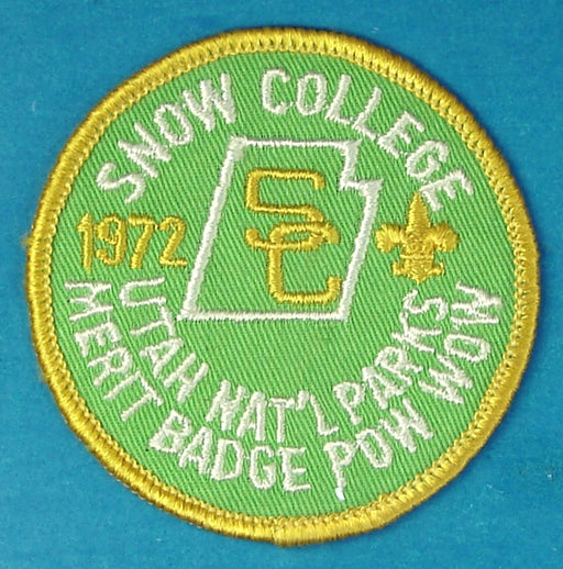 1972 Snow College Merit Badge Pow Wow