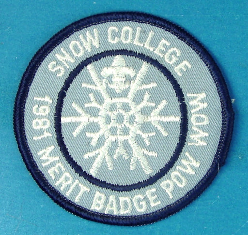 1981 Snow College Merit Badge Pow Wow
