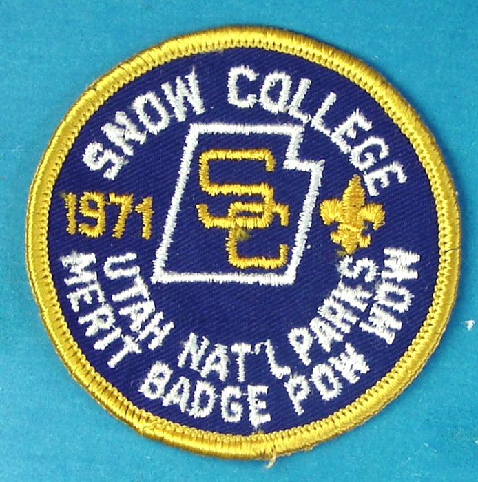 1971 Snow College Merit Badge Pow Wow