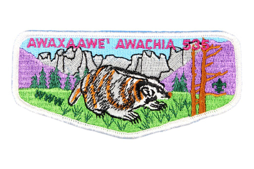Lodge 535 Awaxaawe' Awachia Flap S-2a