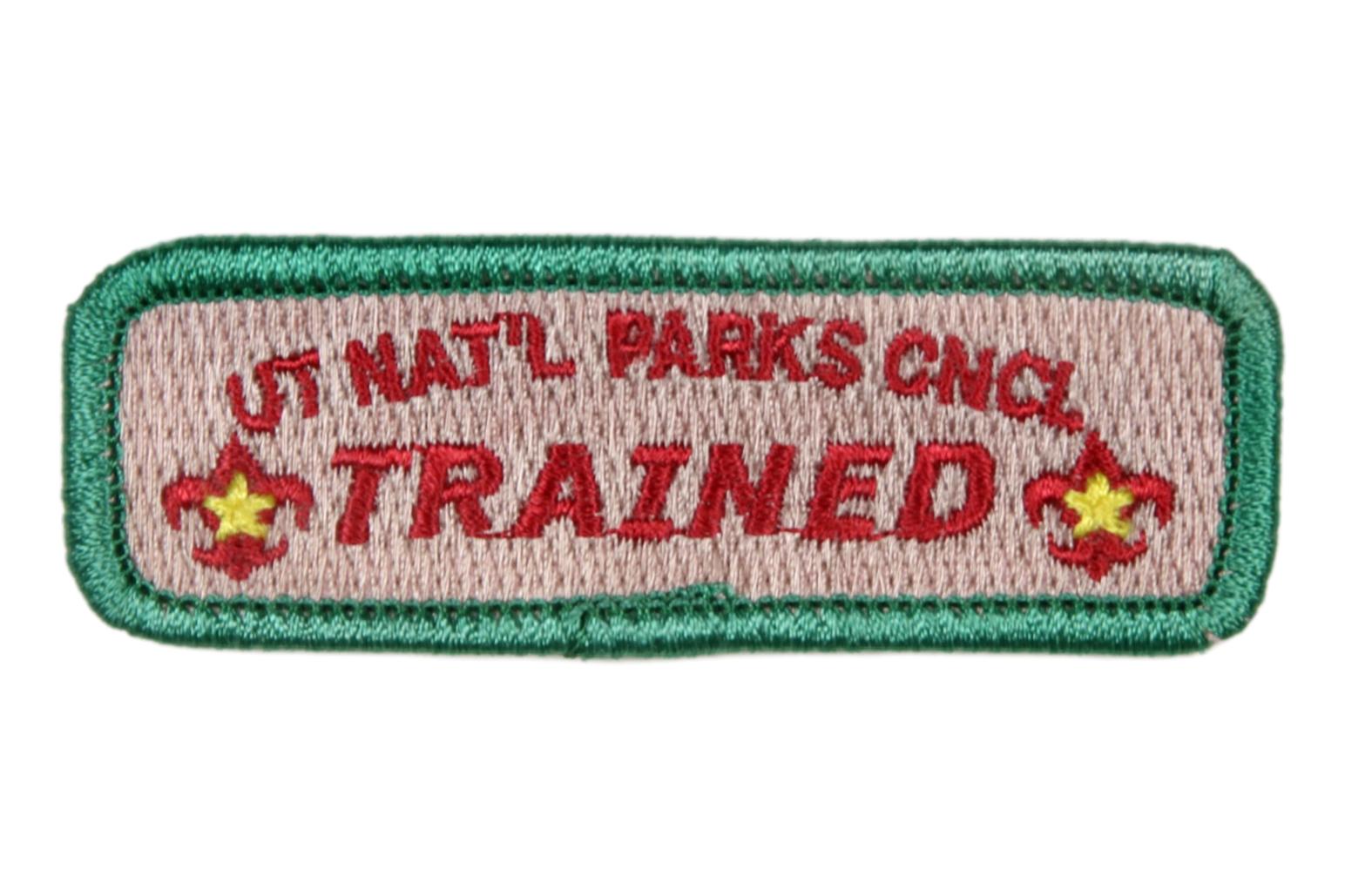 Utah National Parks Council Trained Patch