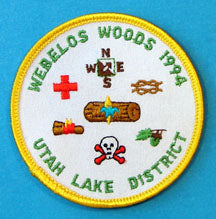 1994 Utah Lake District Webelos Woods Patch