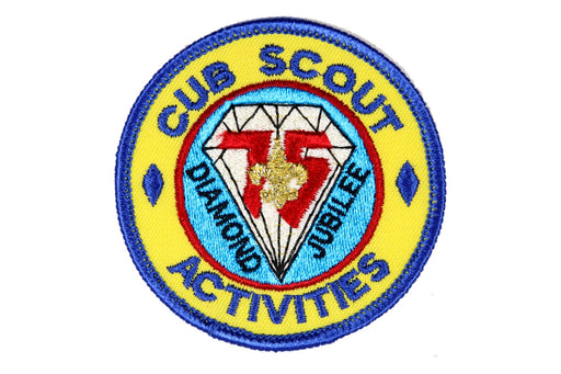 Cub Scout Activities Patch Plastic/Gauze Back