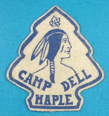 1953 Utah National Parks Maple Dell Camp Felt Patch Cherokee