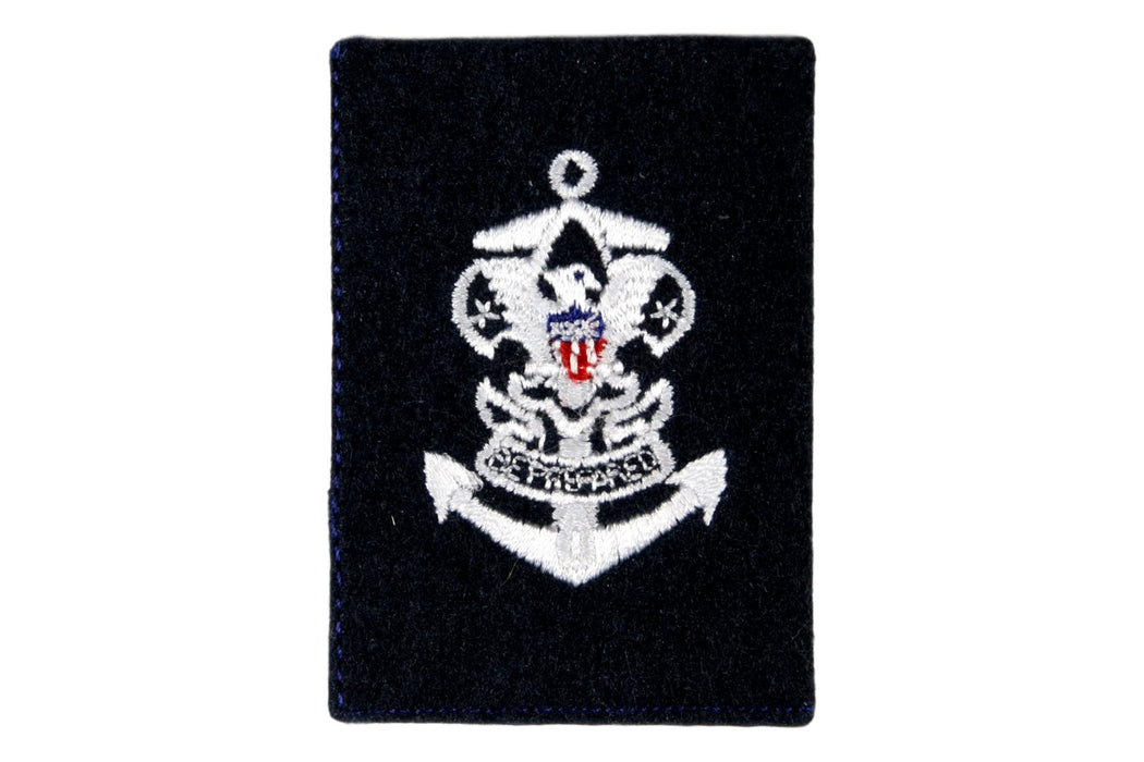 Sea Scout Quartermaster Patch Blue