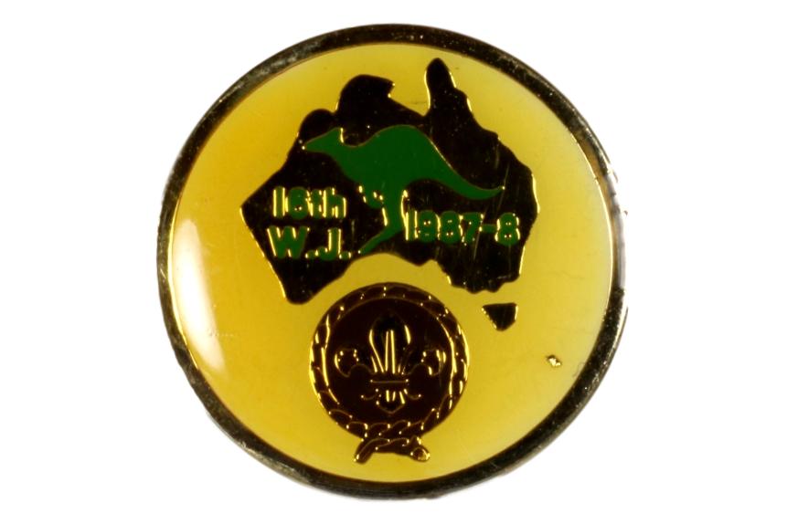 1987-88 WJ Pin Yellow