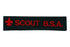 Scout B.S.A. Shirt Strip 1960s on Forest Green