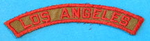 Los Angeles Red and Tan City Strip