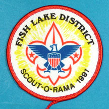 Fish Lake District 1991 Scout O Rama Patch