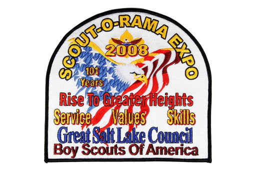 2008 Great Salt Lake Scout O Rama Jacket Patch White