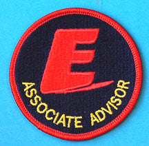 Associate Advisor Patch Explorer Dark Blue Background