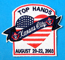 2003 Top Hands Meeting Patch