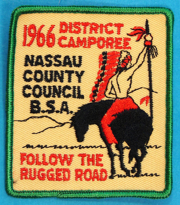 Nassua County Council 1966 District Camporee Patch