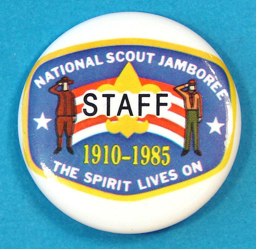 1985 NJ Pin Back Staff Button