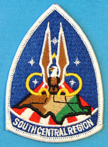 South Central Region Patch Plastic Back