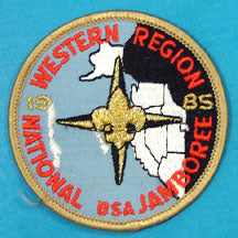1985 NJ Western Region Patch Tan Border