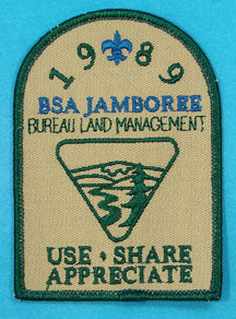 1989 NJ Bureau of Land Management Patch