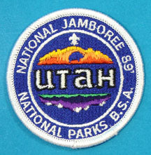 Utah National Parks 2001 NJ Round Patch