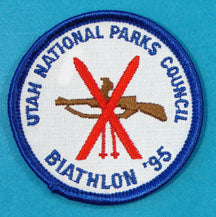 Utah National Parks 1995 Biathlon Patch