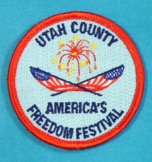 Utah County Freedom Festival Patch