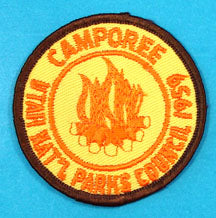 1959 Utah National Parks Camporee Patch with Date