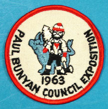 Paul Bunyan Council Exposition 1963 Patch