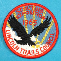 Lincoln Trails Council 1963 Scouting Exposition Patch