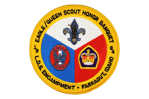1984 Northwest Area LDS Encampment Jacket Patch Eagle Honor Banquet