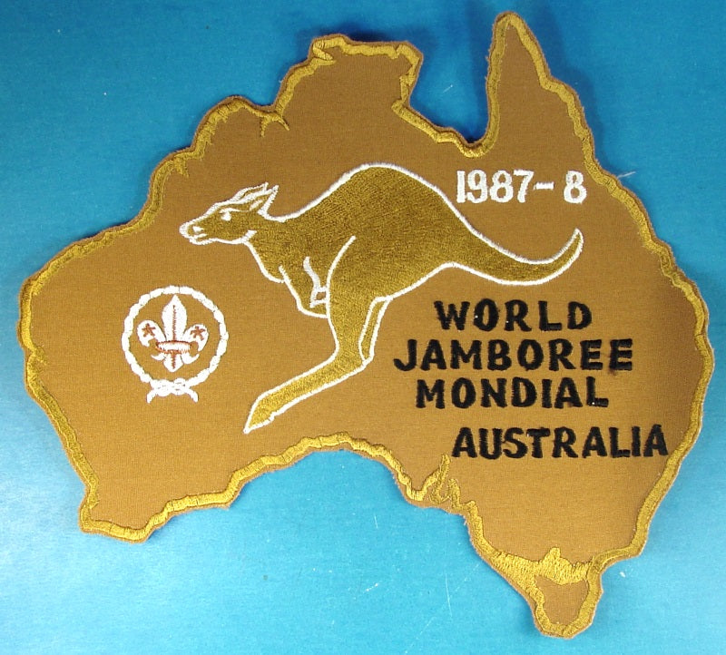 1987-88 WJ Jacket Patch Australia Shape