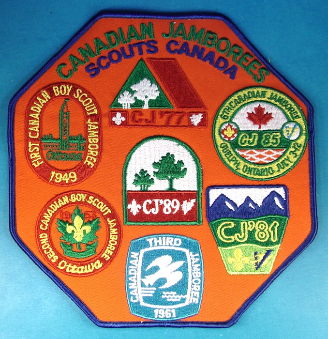 Canadian Scout Jamborees Jacket Patch