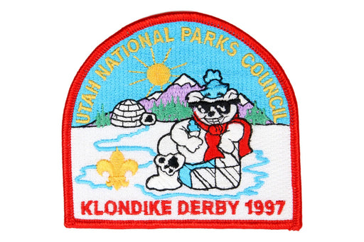 1997 Utah National Parks Klondike Derby Patch